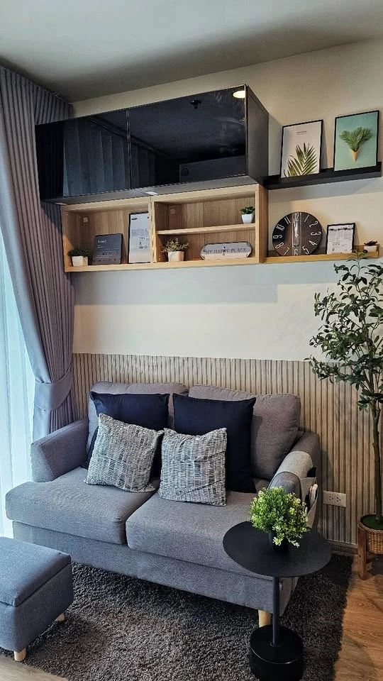 For rent: Nue District R9, beautifully decorated room with a cool theme, fully furnished. Don't miss out on this great deal.