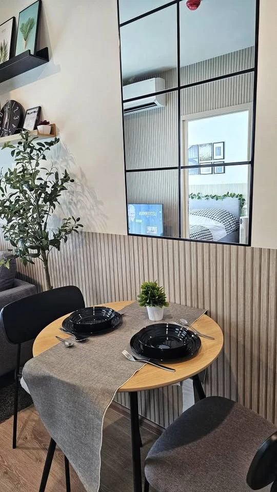 For rent: Nue District R9, beautifully decorated room with a cool theme, fully furnished. Don't miss out on this great deal.