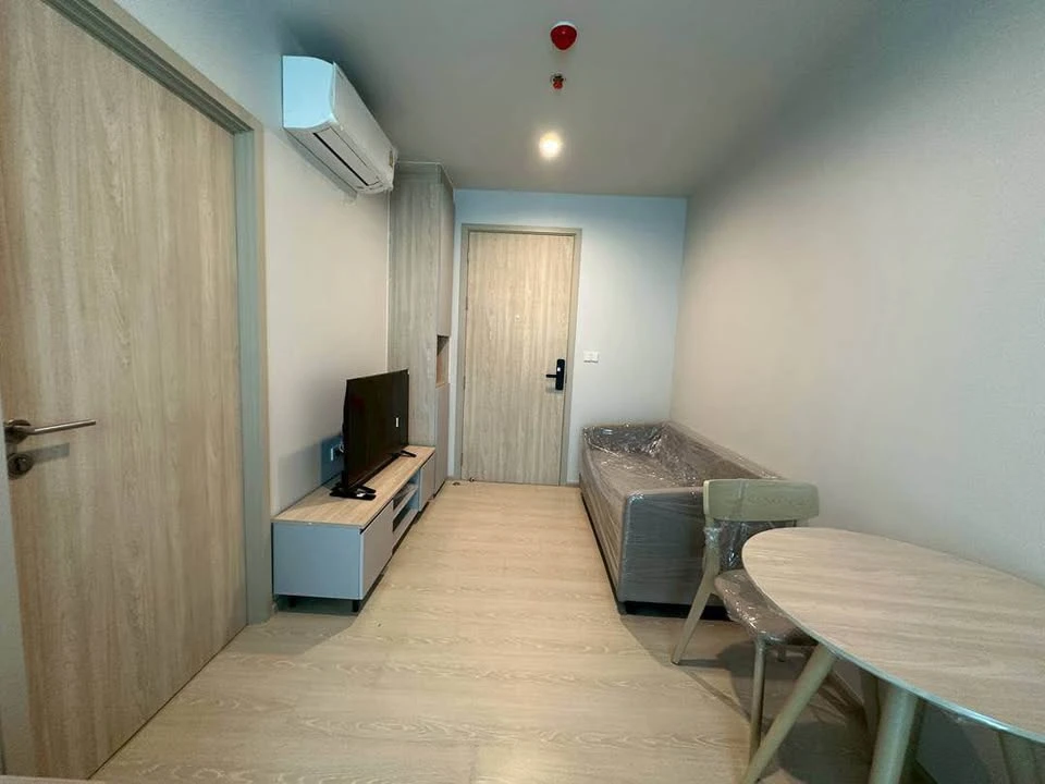 For rent Nue mega plus Bangna, very high floor (35th floor), beautiful city view, fully furnished, reserve now.