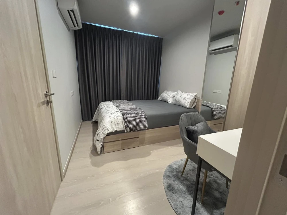 For rent: Nue Mega Plus Bangna, a nice room, complete with furniture and appliances, just come and move in.