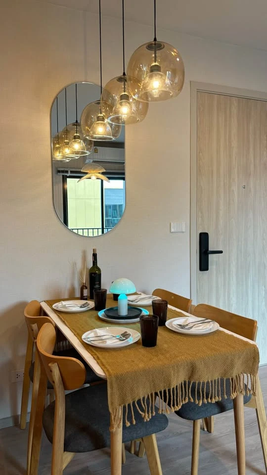 For Rent: Nue Noble Centre Bang Na – 2 bedrooms, fully furnished, inviting atmosphere. Book now!