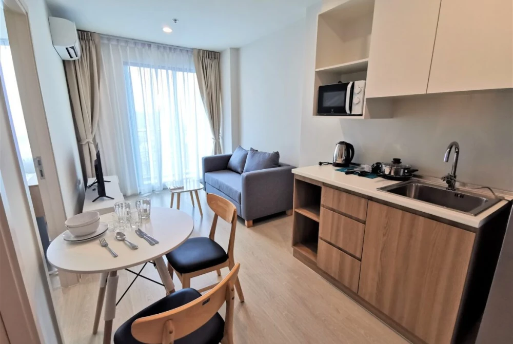 For rent: Nue Noble Chaengwattana, 20th floor, nice room, fully furnished, book now.