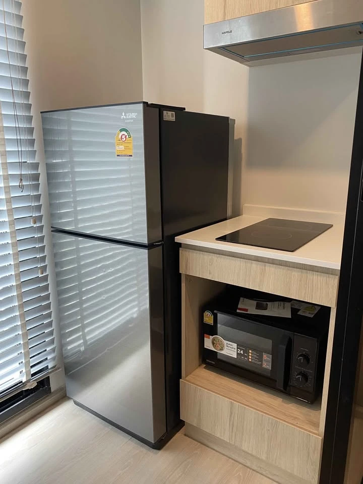 For rent: Nue Noble Ngamwongwan, ready-to-move-in unit, high floor, corner unit. Book now, don't miss out!+++