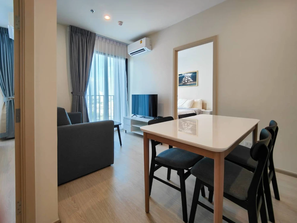 For rent: Nue Noble Ratchada-Ladprao, spacious room, comfortable, nice to live in, high floor, fully furnished, book now before you miss out++