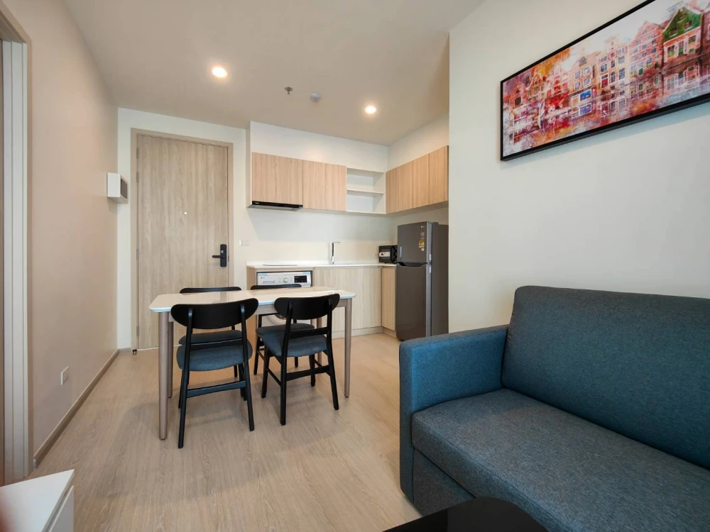 For rent: Nue Noble Ratchada-Ladprao, spacious room, comfortable, nice to live in, high floor, fully furnished, book now before you miss out++