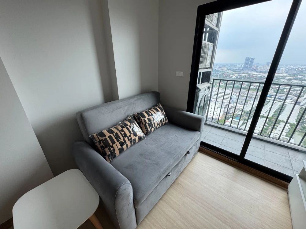 For rent: Nue Noble Srinakarin-Lasalle, 1 bedroom, 1 bathroom, fully furnished, beautiful view from high floor, reserve now!