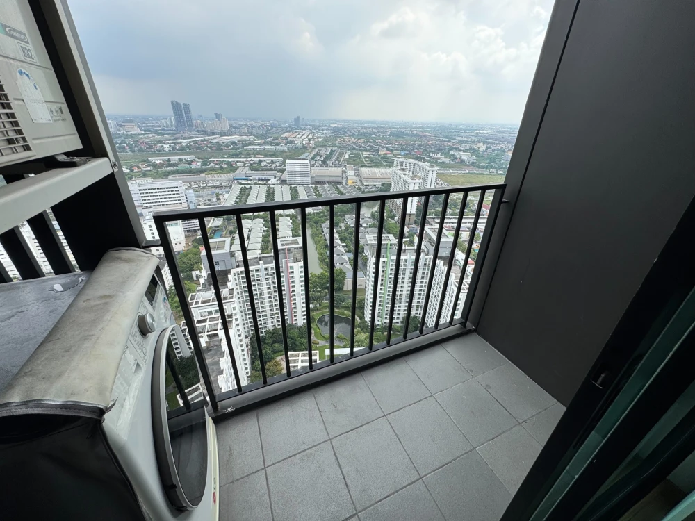 For rent: Nue Noble Srinakarin-Lasalle, 1 bedroom, 1 bathroom, fully furnished, beautiful view from high floor, reserve now!
