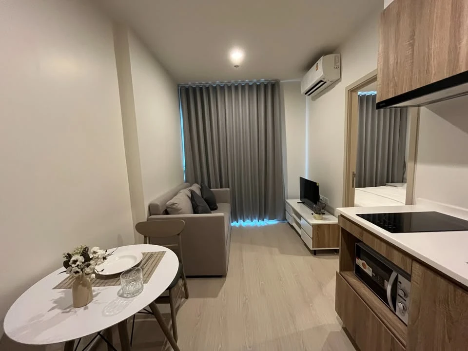 For rent: NUE Noble Fai Chai - Wang Lang, 1 bedroom, 5th floor, fully furnished, ready to move in. You can't miss this opportunity to reserve.