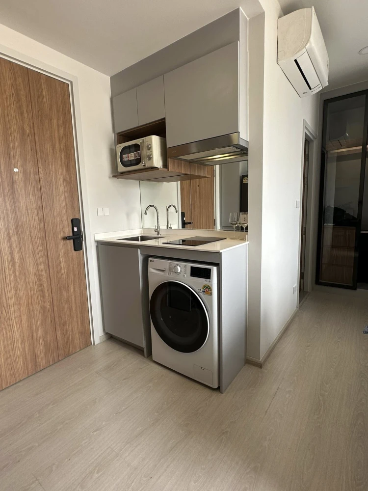 For rent: Nue Riverest Ratchaburana, 9th floor, fully furnished, very livable. Book now!