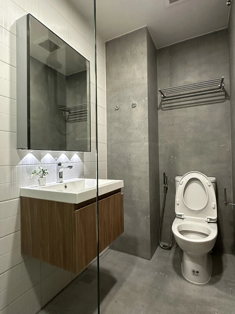 For rent: Nue Riverest Ratchaburana, 9th floor, fully furnished, very livable. Book now!