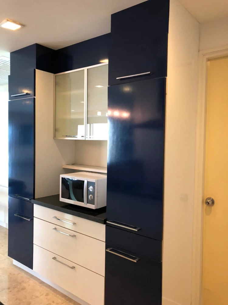 For rent: Nusasiri Grand Condo. Spacious and comfortable room with ample living space. Just bring your luggage and move in!