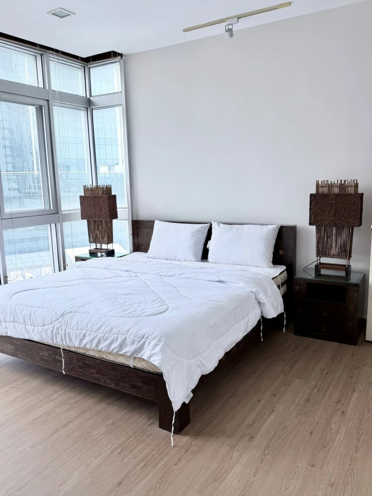 For rent: Nusasiri Grand, a very large room, feels like home, wide balcony, beautiful view, cool breeze and natural light, reserve now!