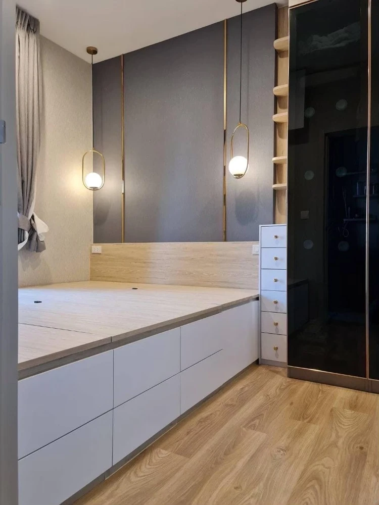 For rent: Oka Haus Sukhumvit 36, 19th floor, nice room, fully furnished, reserve now, don't miss out, hurry!