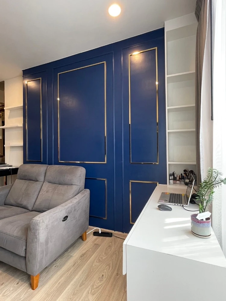 For rent: Oka Haus Sukhumvit 36, 19th floor, nice room, fully furnished, reserve now, don't miss out, hurry!