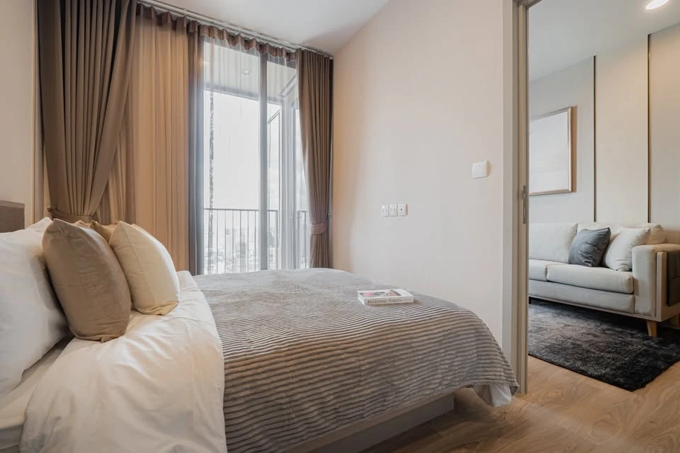 For rent OKA HAUS Sukhumvit 36, 39th floor, open view, fully furnished, complete with electrical appliances, reserve now.