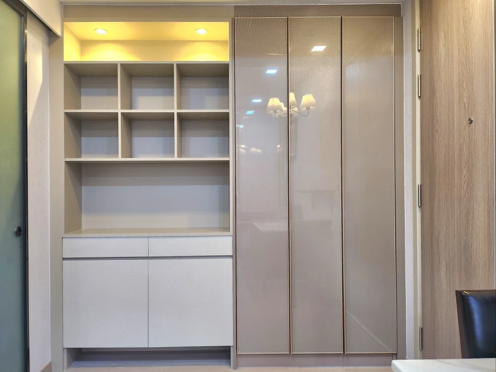 [ให้เช่า] One 9 Five Asoke - Rama 9 | ห้องสวย บิวท์อินพรีเมียมทั้งห้อง ชั้นสูง วิว Central Rama 9 (เลี้ยงแมวได้ระบบปิด) 🐱✨