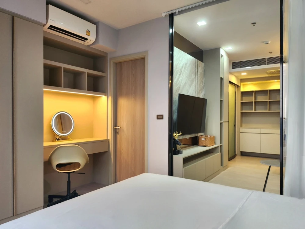 [ให้เช่า] One 9 Five Asoke - Rama 9 | ห้องสวย บิวท์อินพรีเมียมทั้งห้อง ชั้นสูง วิว Central Rama 9 (เลี้ยงแมวได้ระบบปิด) 🐱✨