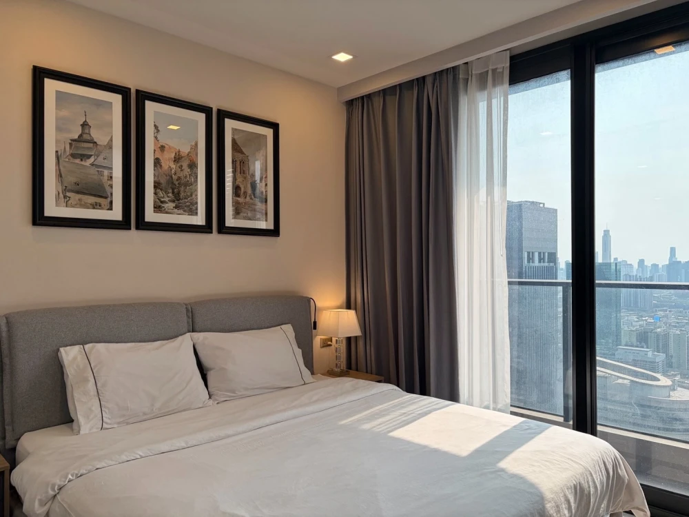 [ให้เช่า] One 9 Five Asoke - Rama 9 | ห้องสวย บิวท์อินพรีเมียมทั้งห้อง ชั้นสูง วิว Central Rama 9 (เลี้ยงแมวได้ระบบปิด) 🐱✨