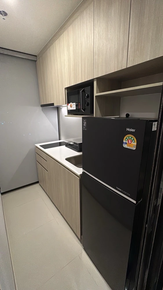 Condo for rent at Origin Place Bangna. Nice room, fully furnished, and equipped with appliances. Book now!