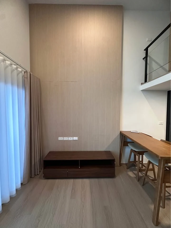 For Rent Origin Play Bangkhunnon Triple Station, 22nd floor, Duplex room, good project, worth living, reserve now.