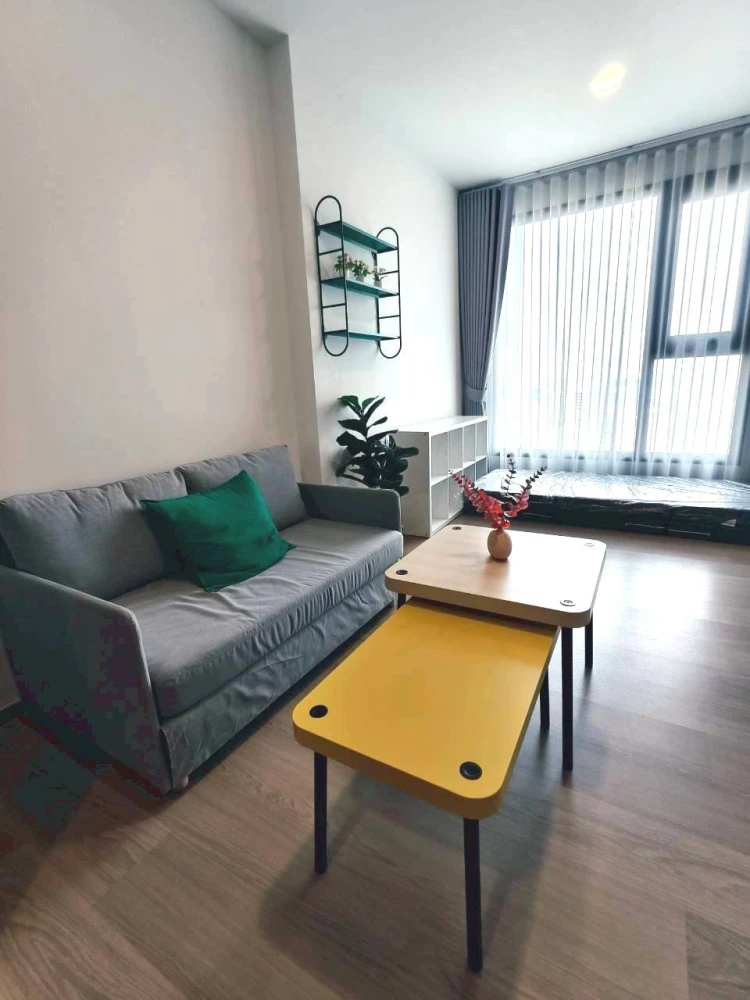 For rent: Origin Play Bangkhunnon Triple Station, North facing, garden view, fully furnished. Book now!