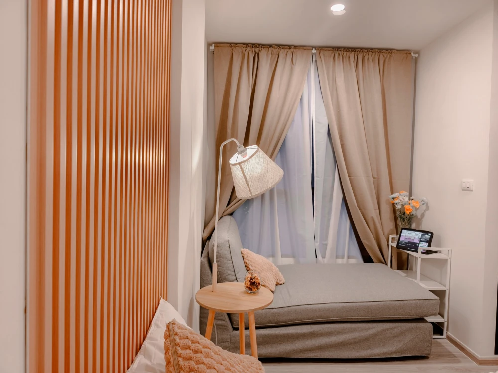 For rent: Origin Play Sri Udom Station, 1 bedroom, 1 bathroom, fully furnished, good location, reserve now.