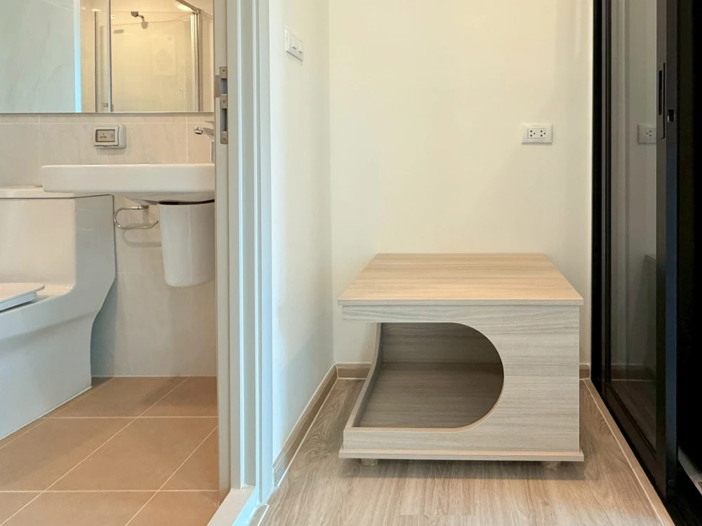 For rent: Origin Play Sri Udom Station, 5th floor, fully furnished unit, very comfortable. Book now!