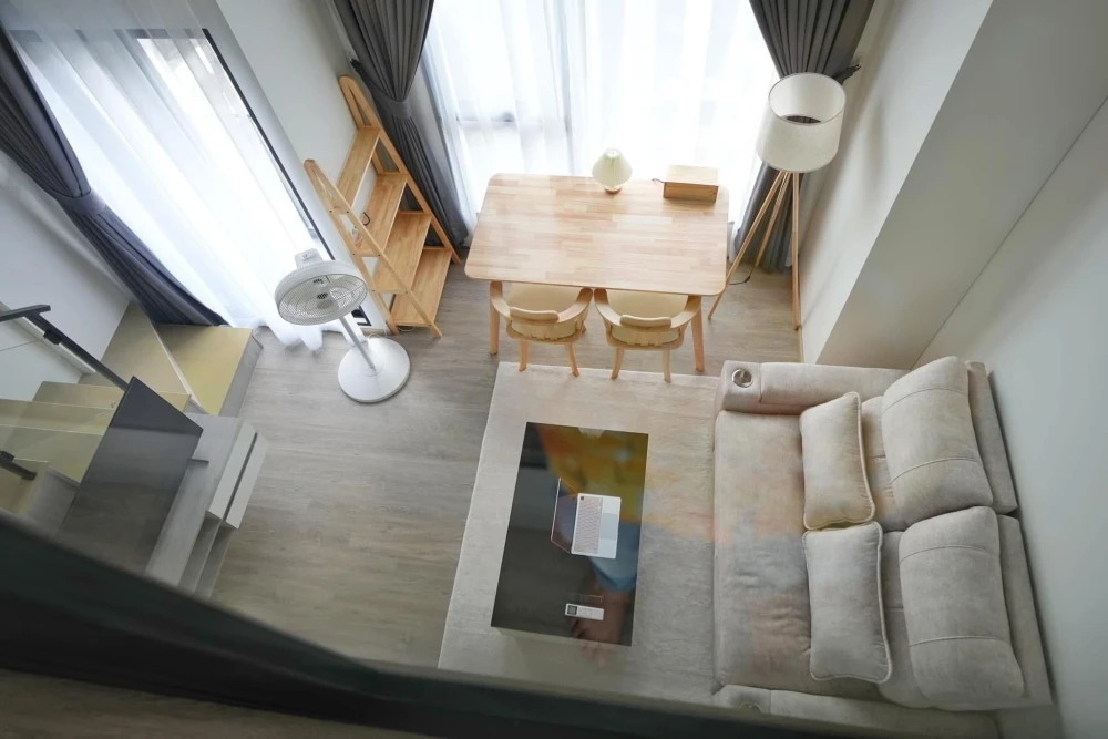 For rent: Origin Plug & Play Nonthaburi Station, 8th floor, corner room, fully furnished, nice to live in, book now, don't miss out.