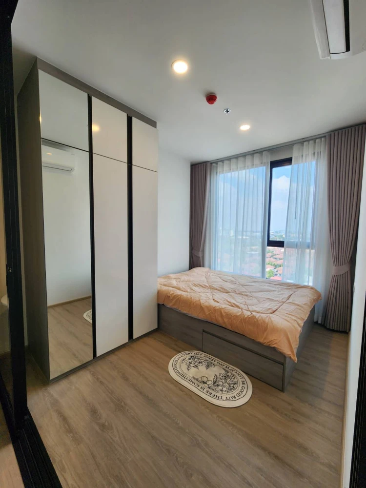 For rent: Origin Plug & Play Nonthaburi Station, high floor unit, ready to move in. Fully furnished with all amenities. Just bring your suitcase! Book