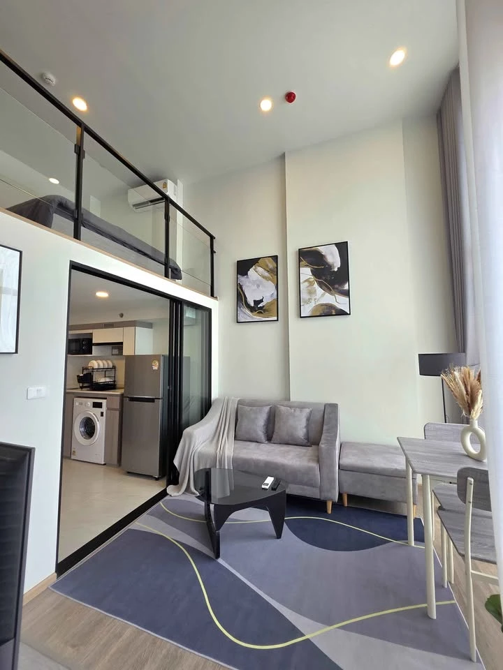 For rent: Origin Plug & Play Nonthaburi Station studio apartment. Fully furnished and ready to move in. Spacious. Book now!