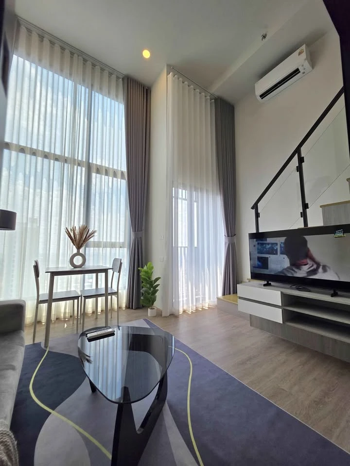 For rent: Origin Plug & Play Nonthaburi Station studio apartment. Fully furnished and ready to move in. Spacious. Book now!