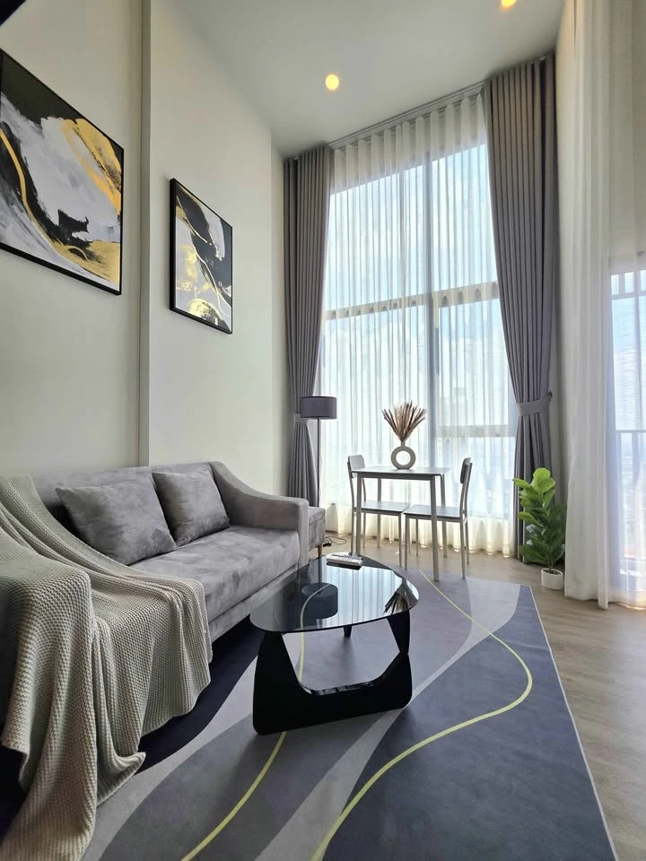 For rent: Origin Plug & Play Nonthaburi Station studio apartment. Fully furnished and ready to move in. Spacious. Book now!
