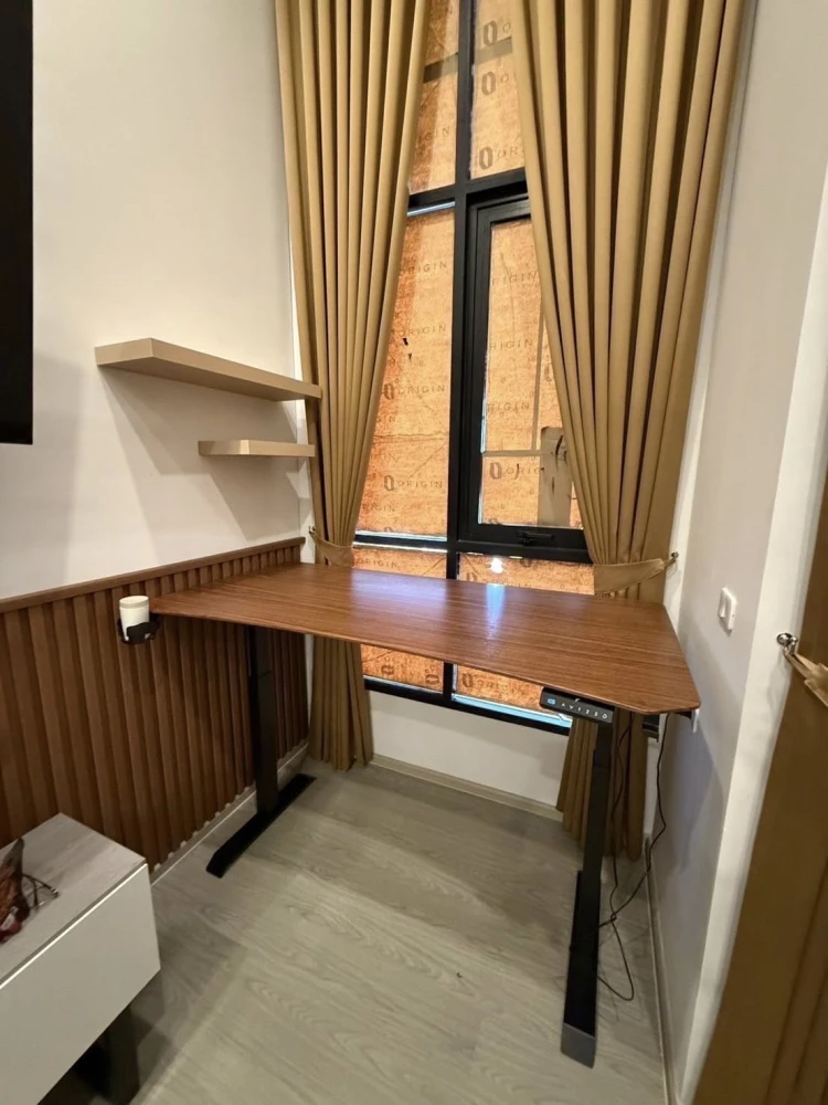 For rent: Origin Plug & Play Ramkhamhaeng Triple Station, 11th floor, Building A, complete with furniture and electrical appliances, ready to move in