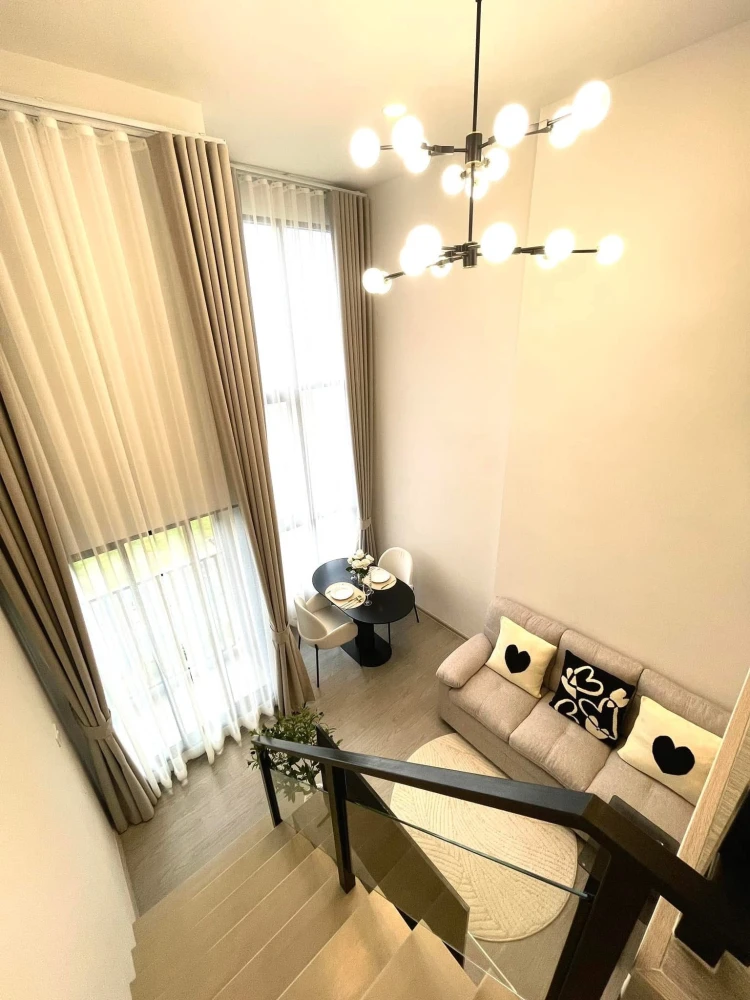 For rent: Origin Plug & Play Ramkhamhaeng Triple Station, complete with electrical appliances, basic furniture, ready to move in