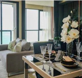 For rent PANORA PATTAYA 27th floor Sea view, can see the sea from the bedroom, ready to move in