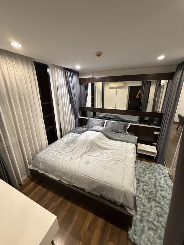 For rent: Parc Exo Kaset-Nawamin, large room, 67 sq m., Combined room, open view, not hot. Hurry, it'll be gone soon.