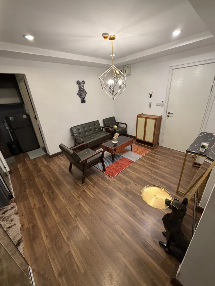 For rent: Parc Exo Kaset-Nawamin, large room, 67 sq m., Combined room, open view, not hot. Hurry, it'll be gone soon.