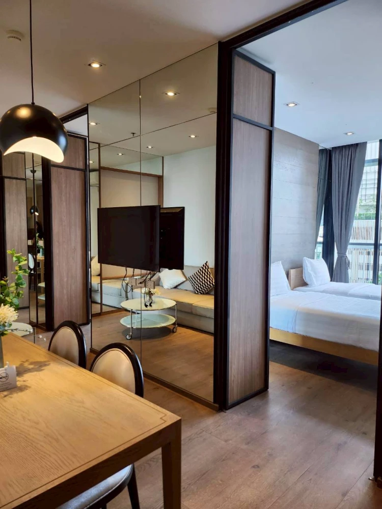 For rent: Park 24 Origin Phrom Phong, garden view, fully furnished, built-in decoration, must reserve.