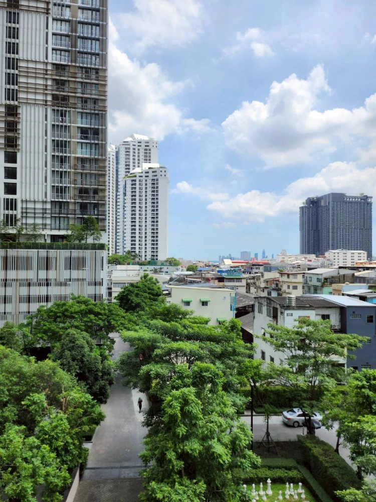 For rent: Park 24 Origin Phrom Phong, garden view, fully furnished, built-in decoration, must reserve.