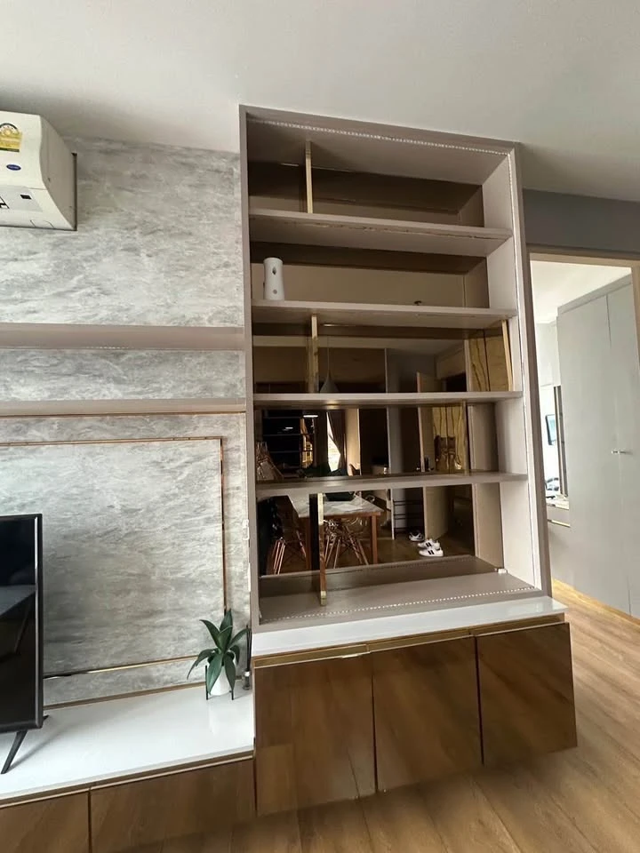 For rent: Park 24 Origin Phrom Phong, spacious room, fully furnished with built-in furniture, just bring your own luggage and move in.