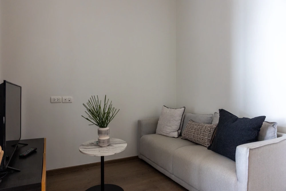 For rent: Park 24 Origin Phrom Phong, studio room, decorated in a cool theme, good location, fully furnished, reserve now!