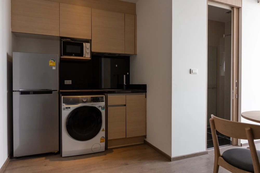 For rent: Park 24 Origin Phrom Phong, studio room, decorated in a cool theme, good location, fully furnished, reserve now!