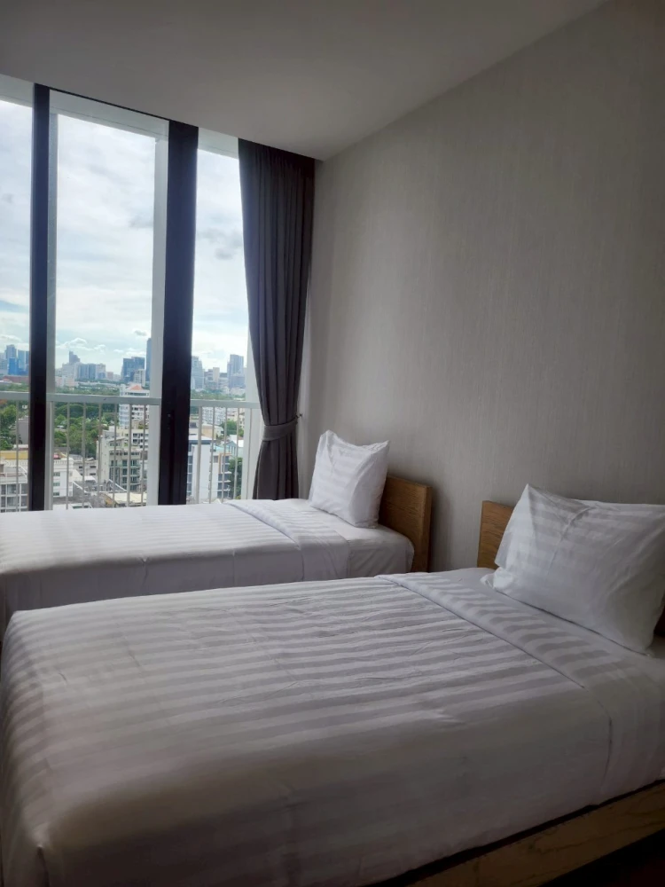 For rent: Park 24 Origin Phrom Phong, Building 4, 14th floor, 2 bedrooms, 1 bathroom, fully furnished, ready to move in