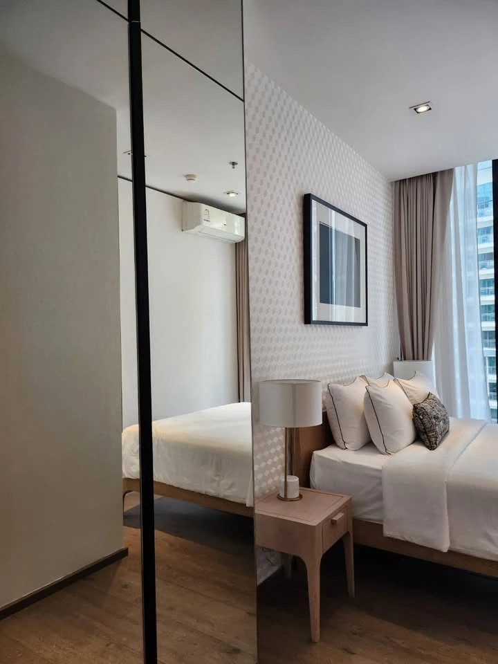 For rent: Park 24 Origin Phrom Phong, 2 bedrooms, 1 bathroom, fully furnished with high-quality appliances. Hurry, it'll be gone soon!