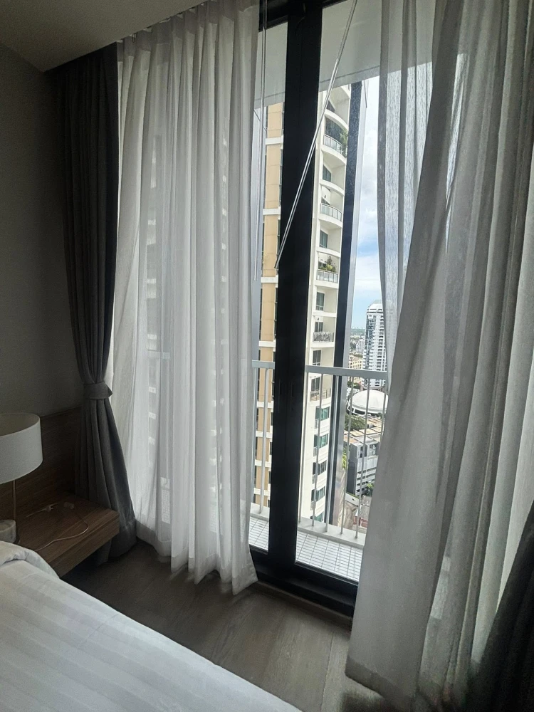 For rent: Park 24 Origin Phrom Pong, room size 24 sq m, Studio, 23rd floor, complete with appliances and furniture. Reserve now.