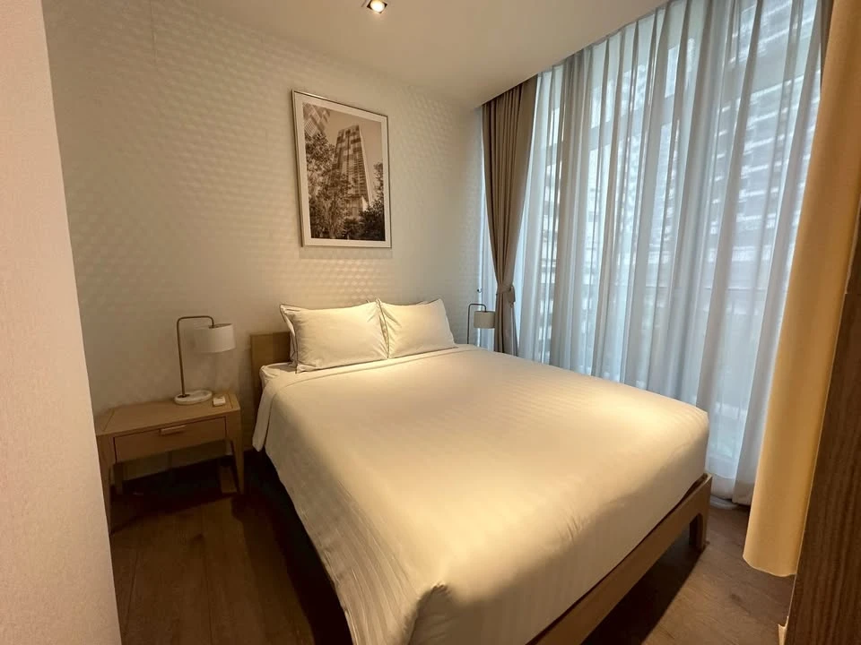 For rent: Park Origin 24 Phrom Phong, a nice room, decorated in a simple, luxurious, clean style. Hurry and reserve now++