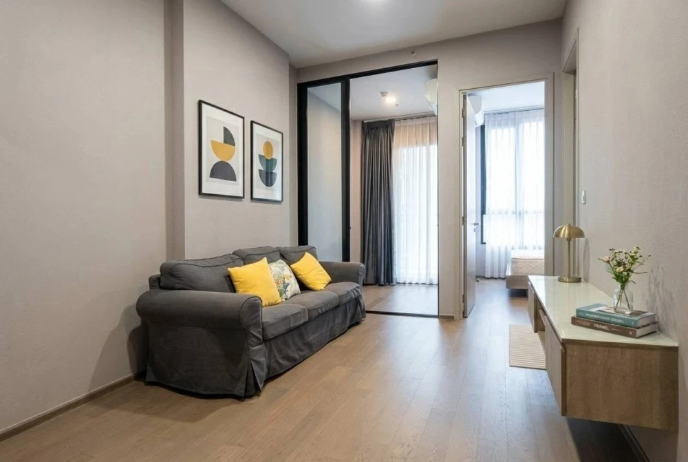 For rent: Park Origin Phayathai, 1 bedroom, 1 bathroom. Nicely decorated with a coordinated theme and fully furnished. Book now!