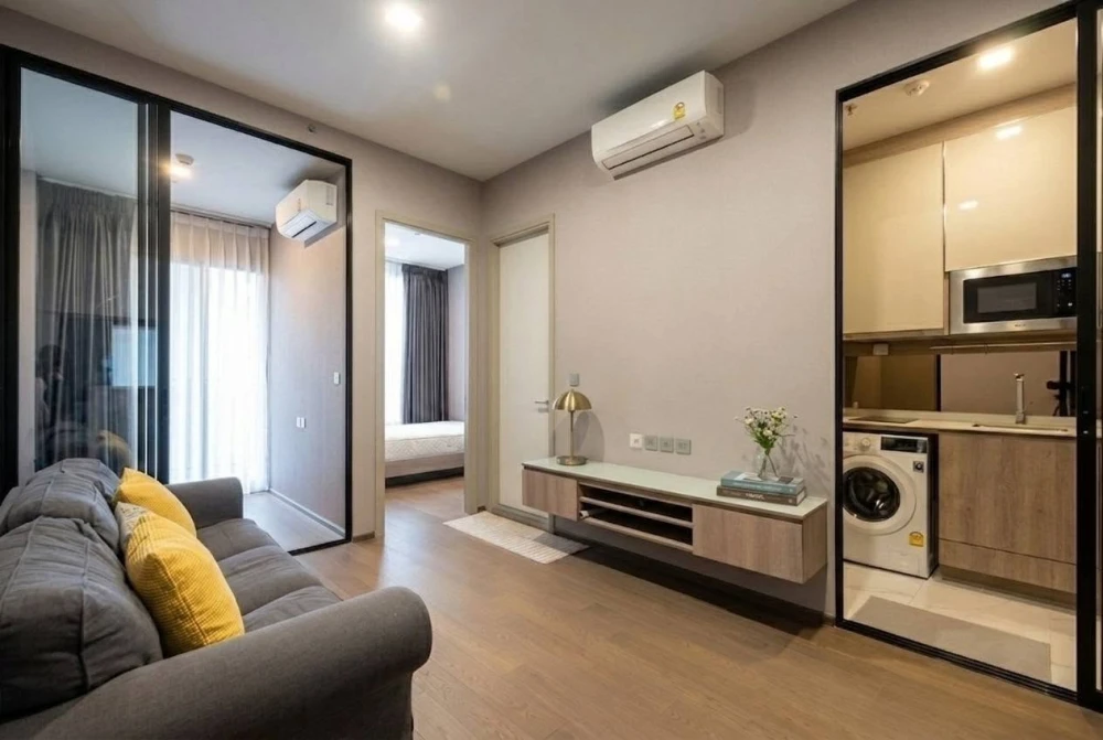 For rent: Park Origin Phayathai, 1 bedroom, 1 bathroom. Nicely decorated with a coordinated theme and fully furnished. Book now!