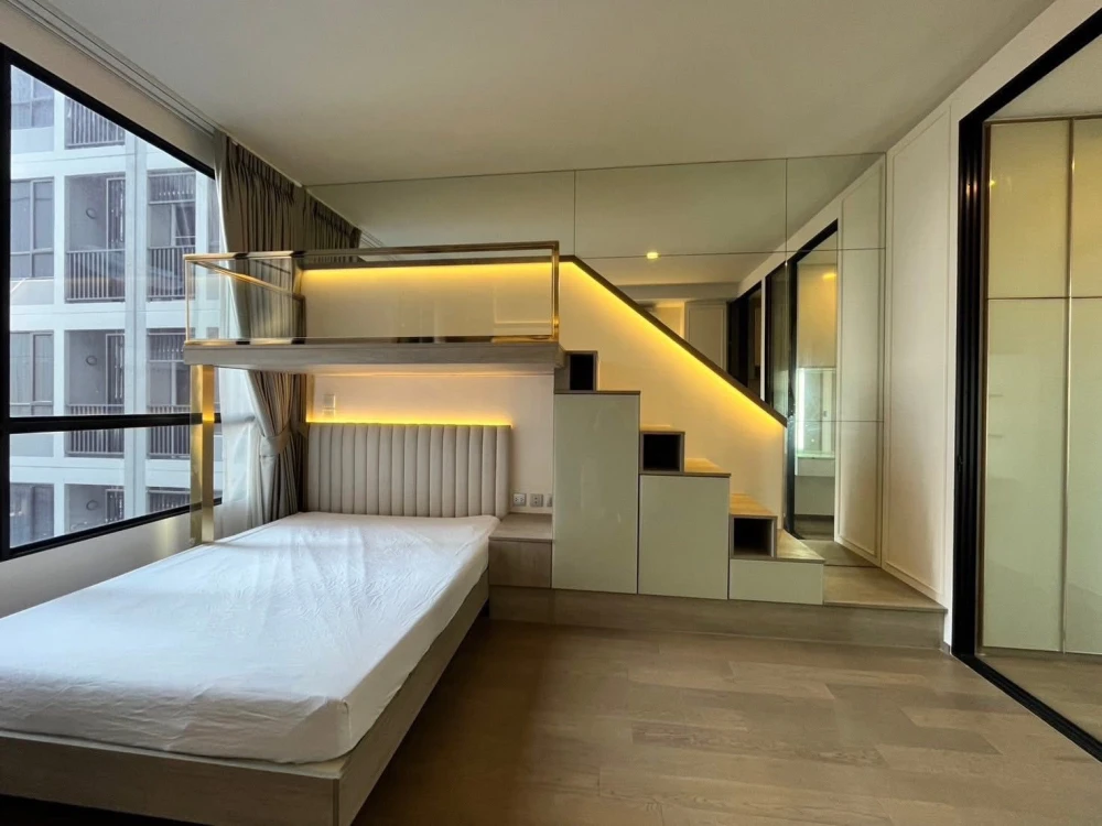 For rent: Park Origin Phayathai, 4th floor, great view, fully furnished, beautiful, comfortable, reserve now, hurry!