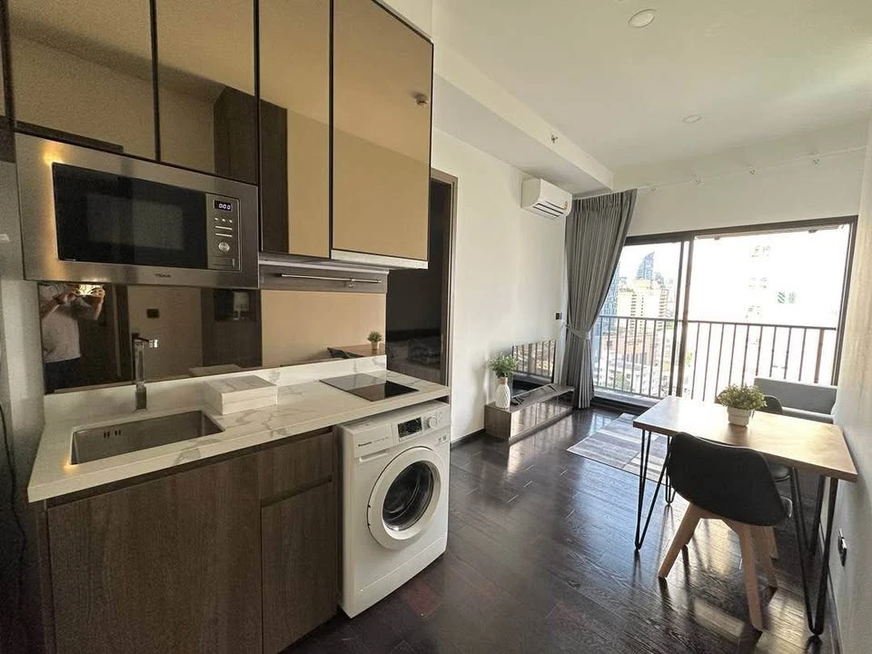 For rent: Park origin Thonglor, 1 beautiful bedroom, middle floor, beautiful Thonglor view, ready to move in, don't delay.